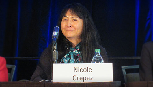 Nicole Crepaz at CROI 2017. Foto: Liz Highleyman, hivandhepatitis.com